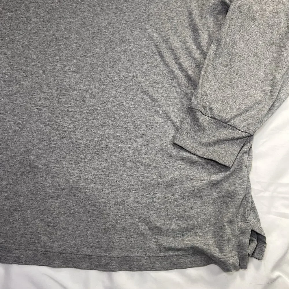 Polo Ralph Lauren Shirt Men Size XXL Gray Long Sleeve Soft Knit Classic Fit Pony